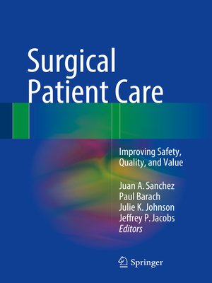 cover image of Surgical Patient Care